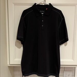 Tommy Bahama Black Short Sleeve Polo